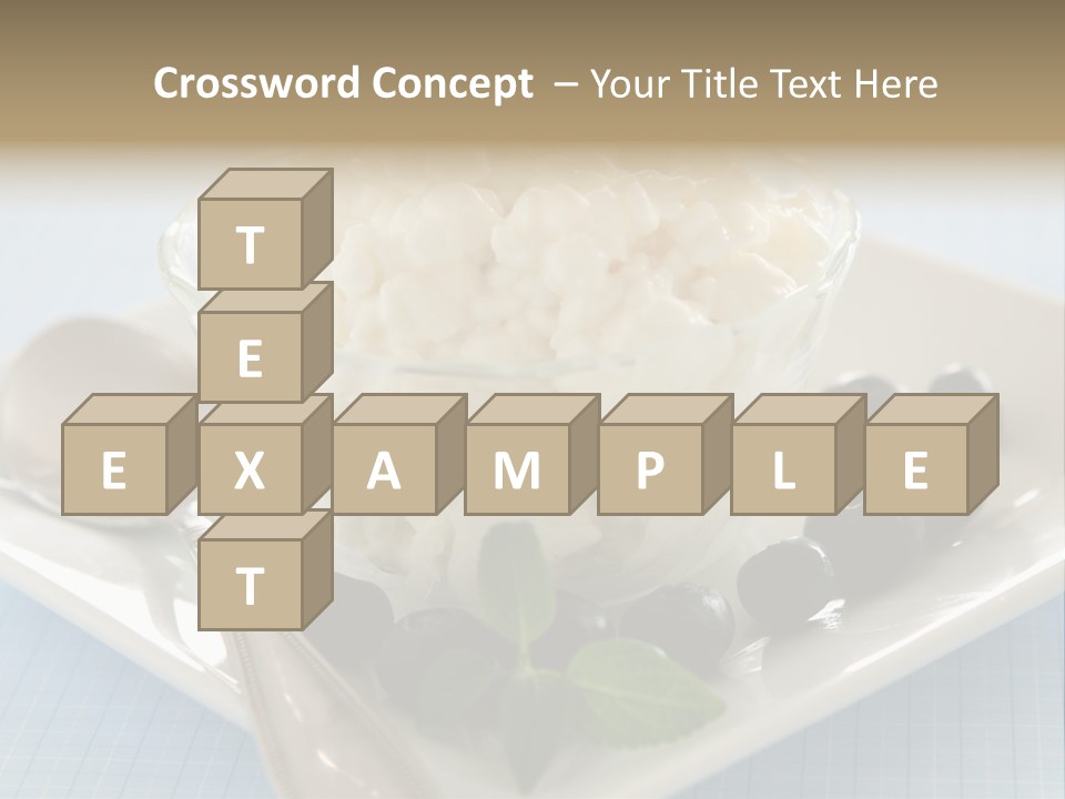 Milk Spoon Healthy PowerPoint Template