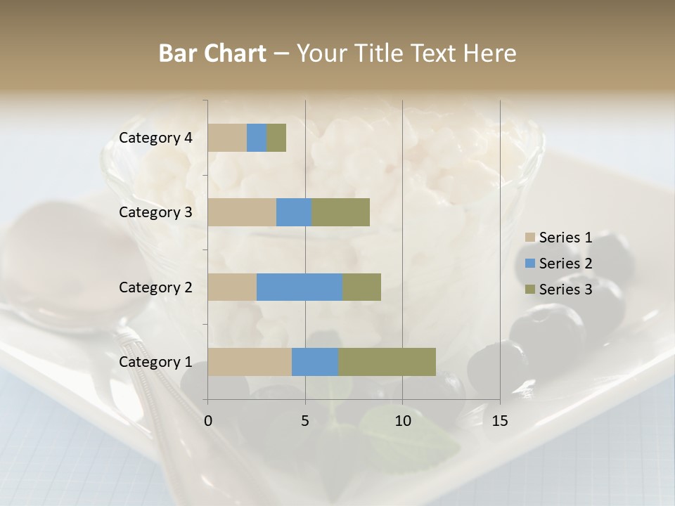 Milk Spoon Healthy PowerPoint Template