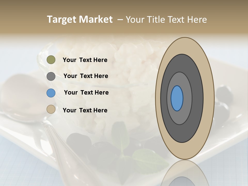 Milk Spoon Healthy PowerPoint Template