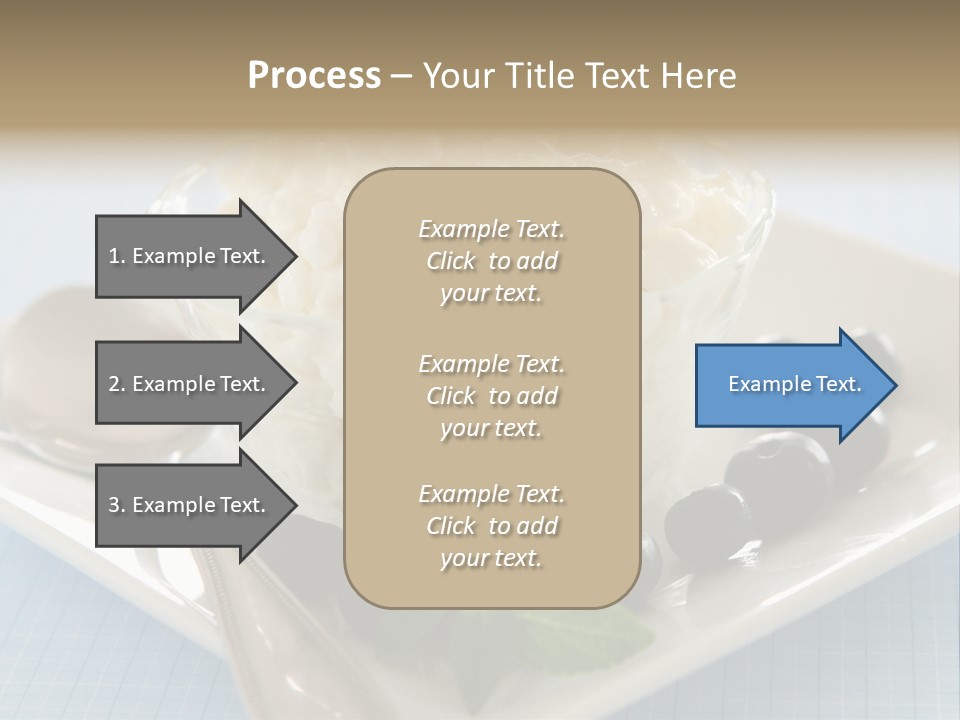 Milk Spoon Healthy PowerPoint Template