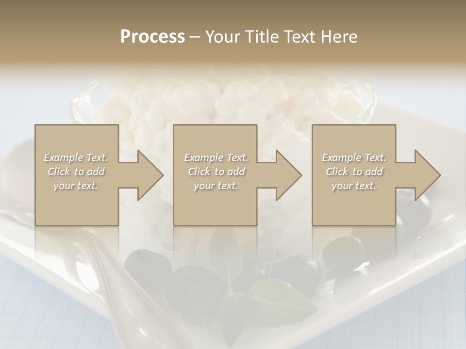 Milk Spoon Healthy PowerPoint Template