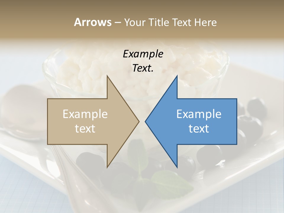 Milk Spoon Healthy PowerPoint Template