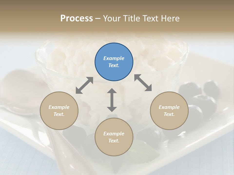 Milk Spoon Healthy PowerPoint Template
