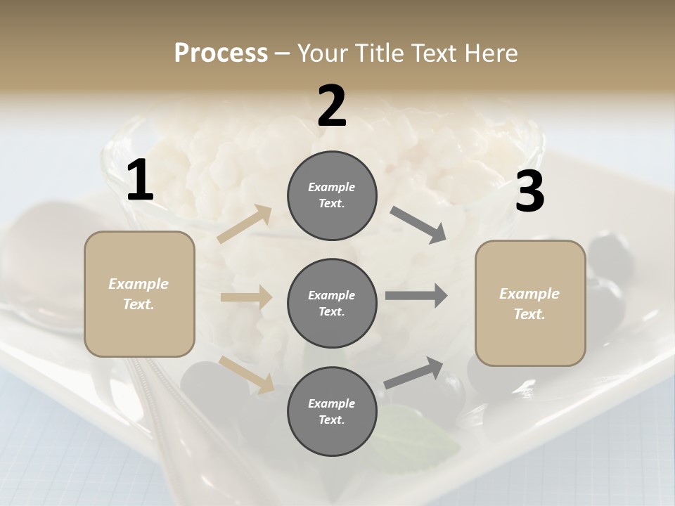 Milk Spoon Healthy PowerPoint Template
