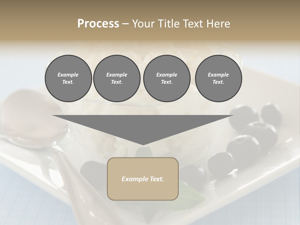 Milk Spoon Healthy PowerPoint Template