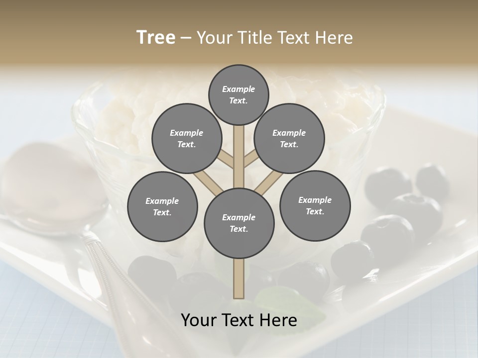 Milk Spoon Healthy PowerPoint Template