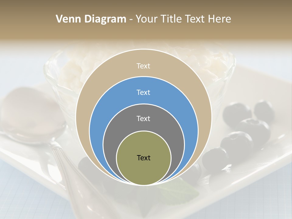Milk Spoon Healthy PowerPoint Template