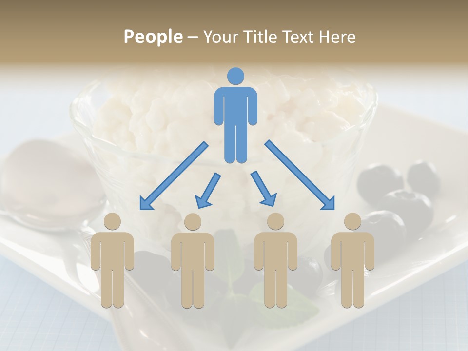 Milk Spoon Healthy PowerPoint Template