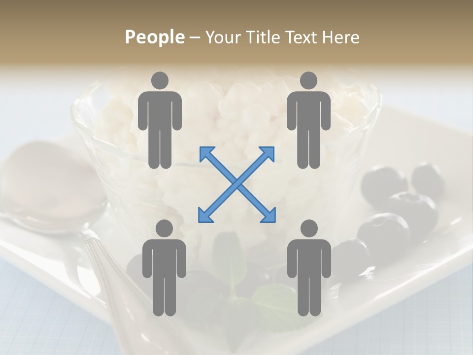 Milk Spoon Healthy PowerPoint Template