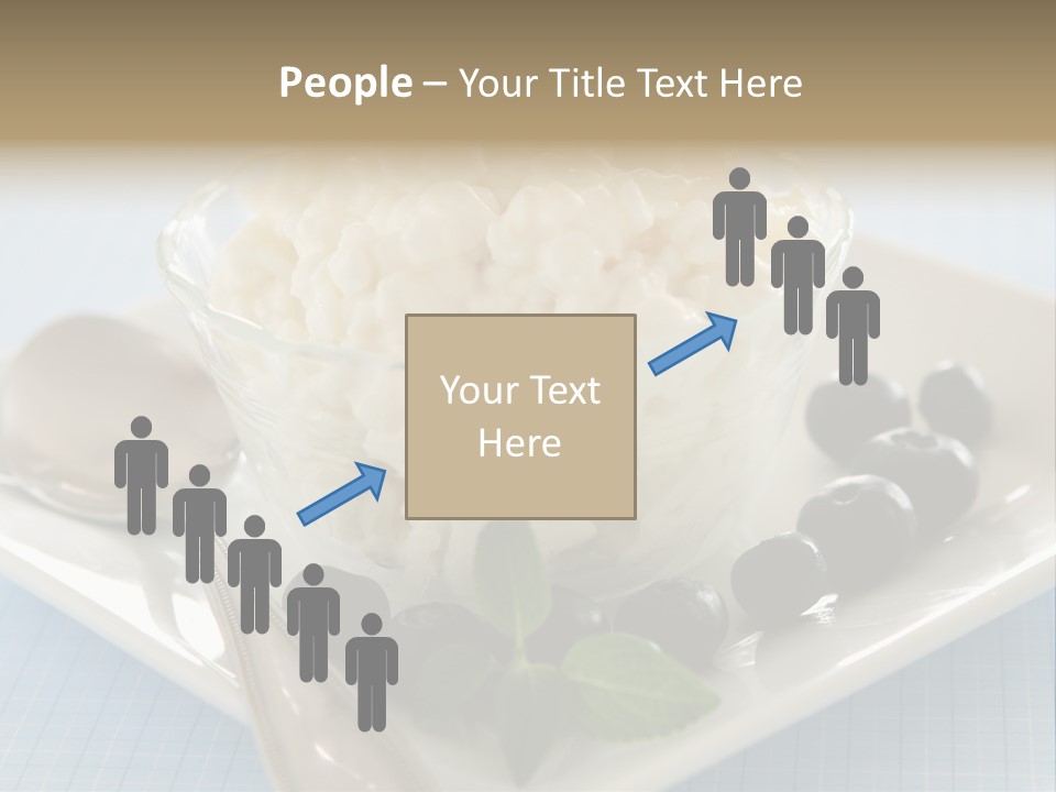 Milk Spoon Healthy PowerPoint Template