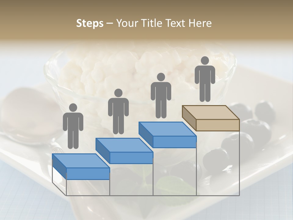 Milk Spoon Healthy PowerPoint Template