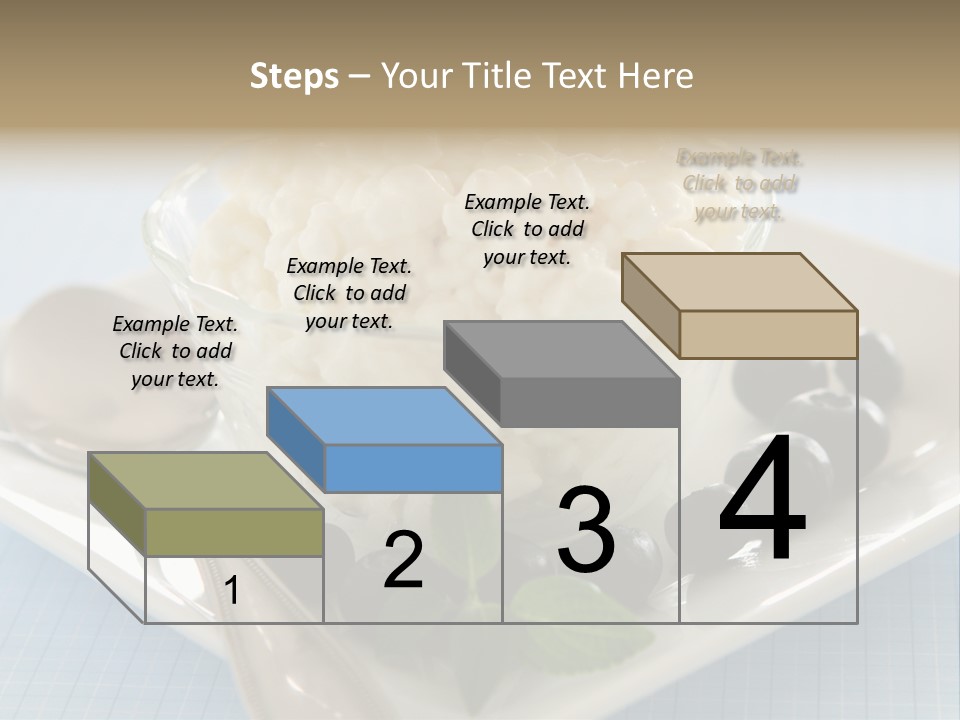 Milk Spoon Healthy PowerPoint Template