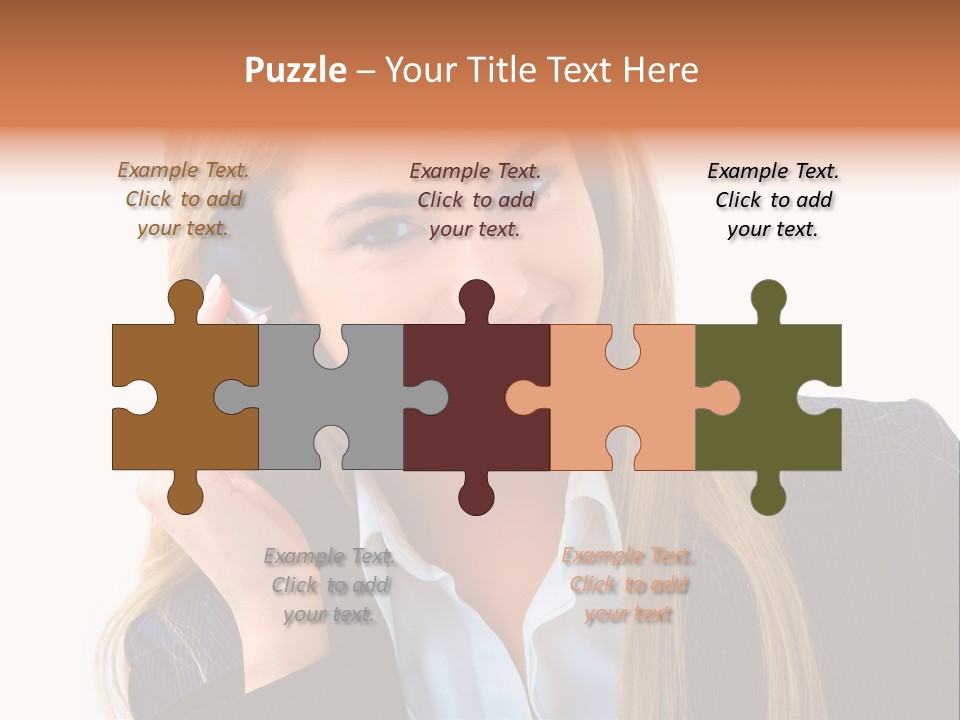 Assistant Beautiful Work PowerPoint Template