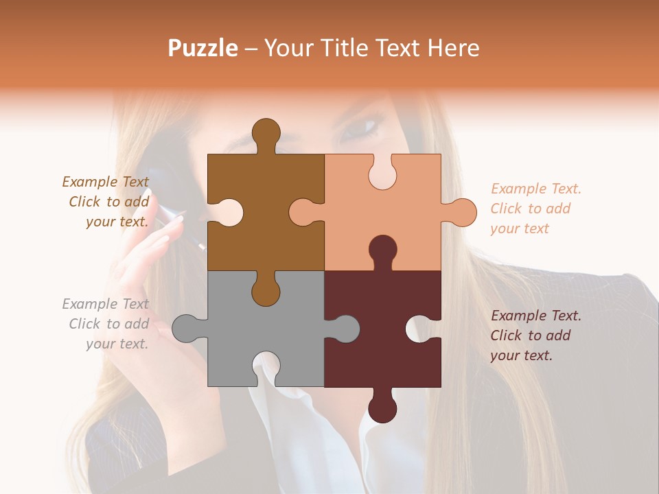 Assistant Beautiful Work PowerPoint Template