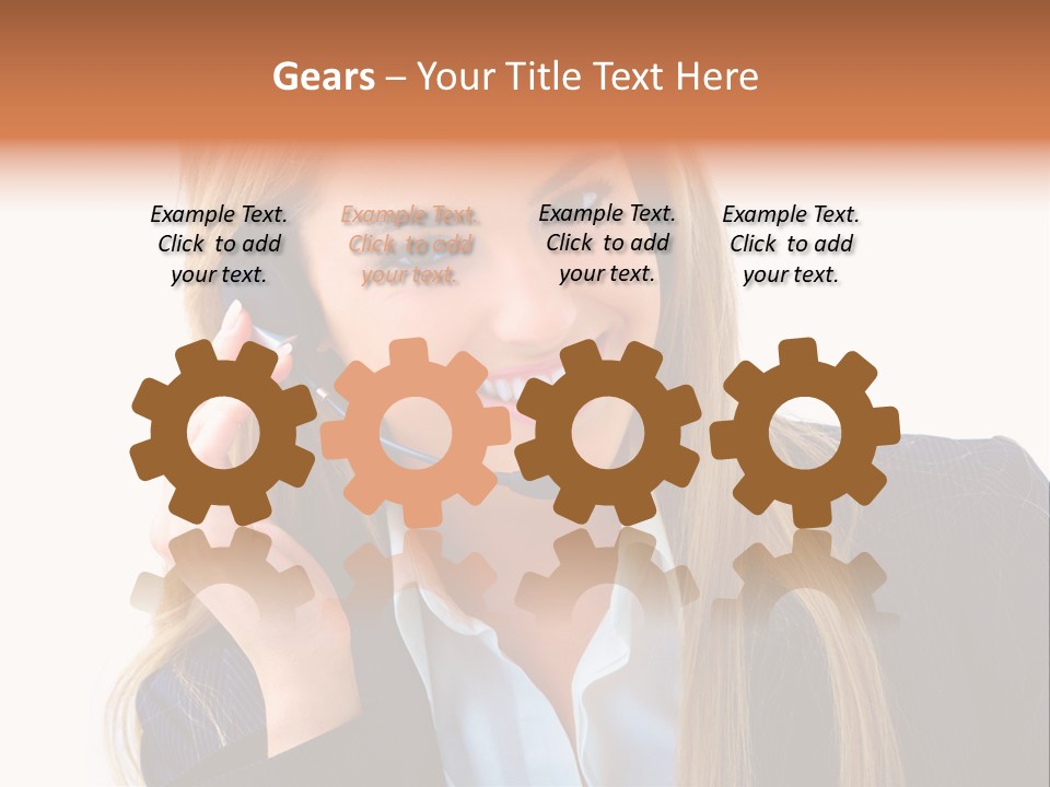 Assistant Beautiful Work PowerPoint Template