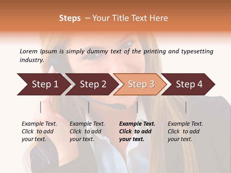 Assistant Beautiful Work PowerPoint Template
