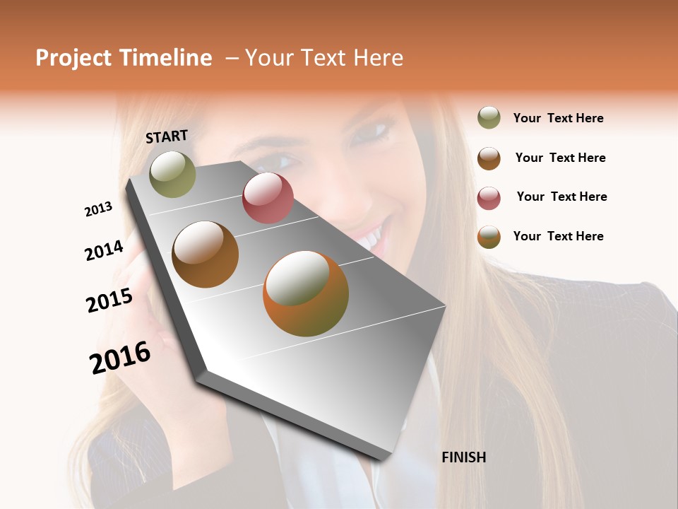 Assistant Beautiful Work PowerPoint Template