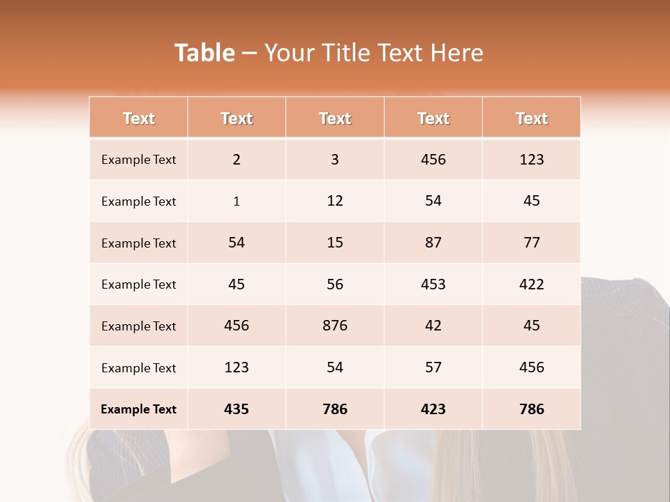 Assistant Beautiful Work PowerPoint Template