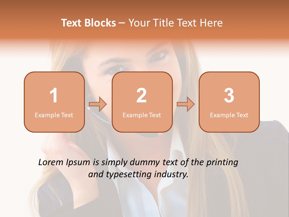Assistant Beautiful Work PowerPoint Template