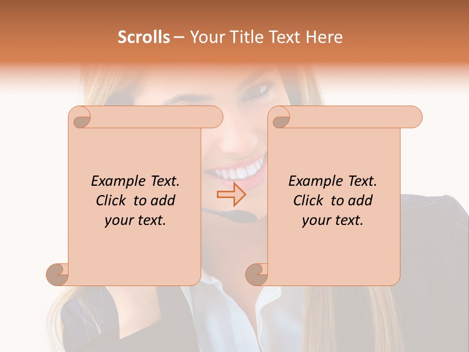 Assistant Beautiful Work PowerPoint Template