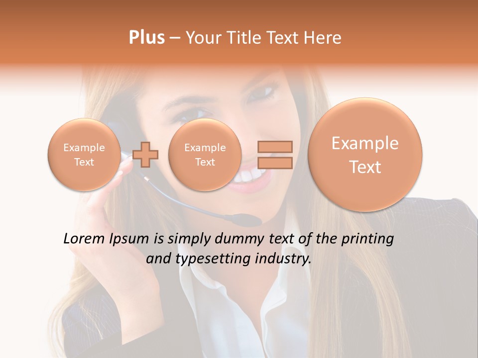 Assistant Beautiful Work PowerPoint Template