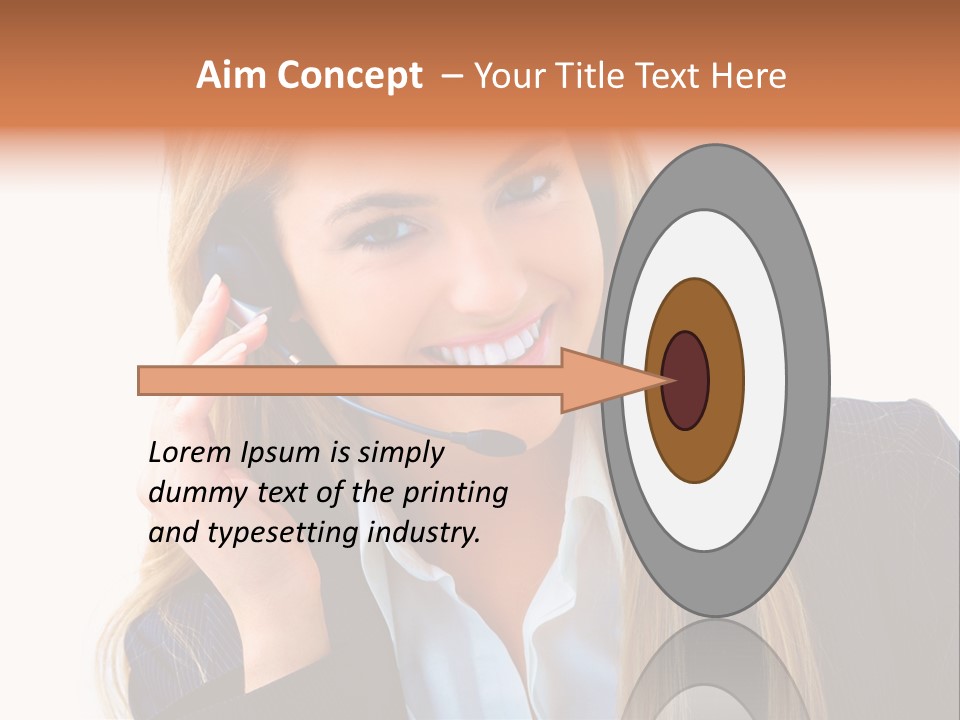 Assistant Beautiful Work PowerPoint Template