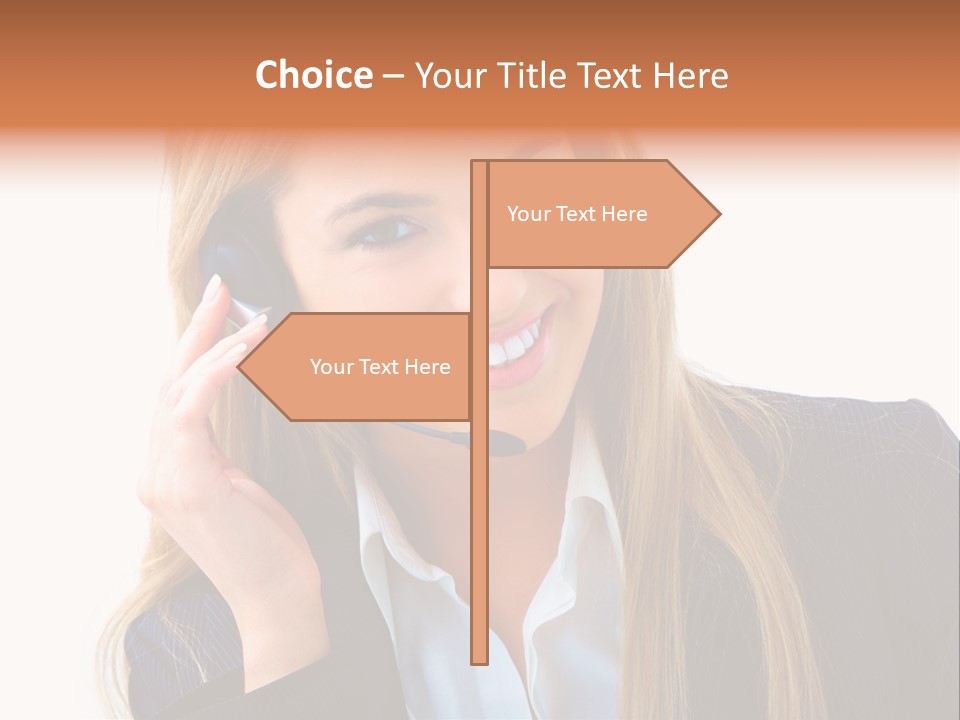 Assistant Beautiful Work PowerPoint Template