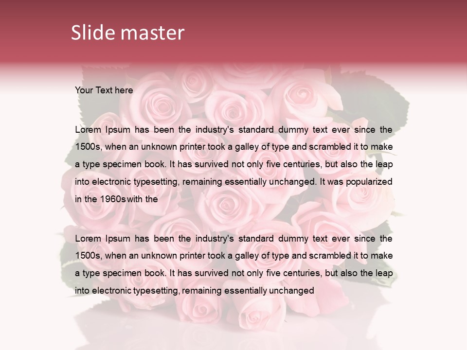 Single Beauty Lot PowerPoint Template