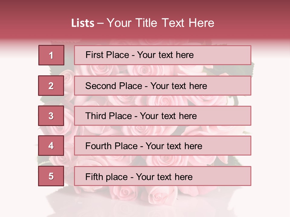 Single Beauty Lot PowerPoint Template
