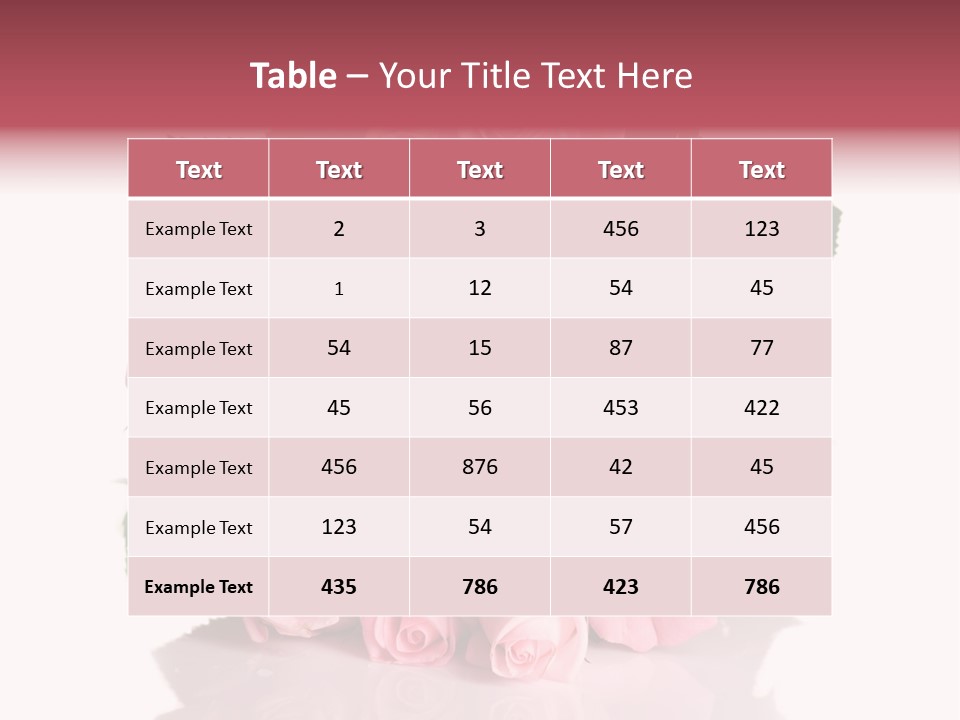 Single Beauty Lot PowerPoint Template