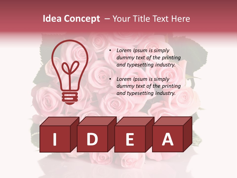 Single Beauty Lot PowerPoint Template