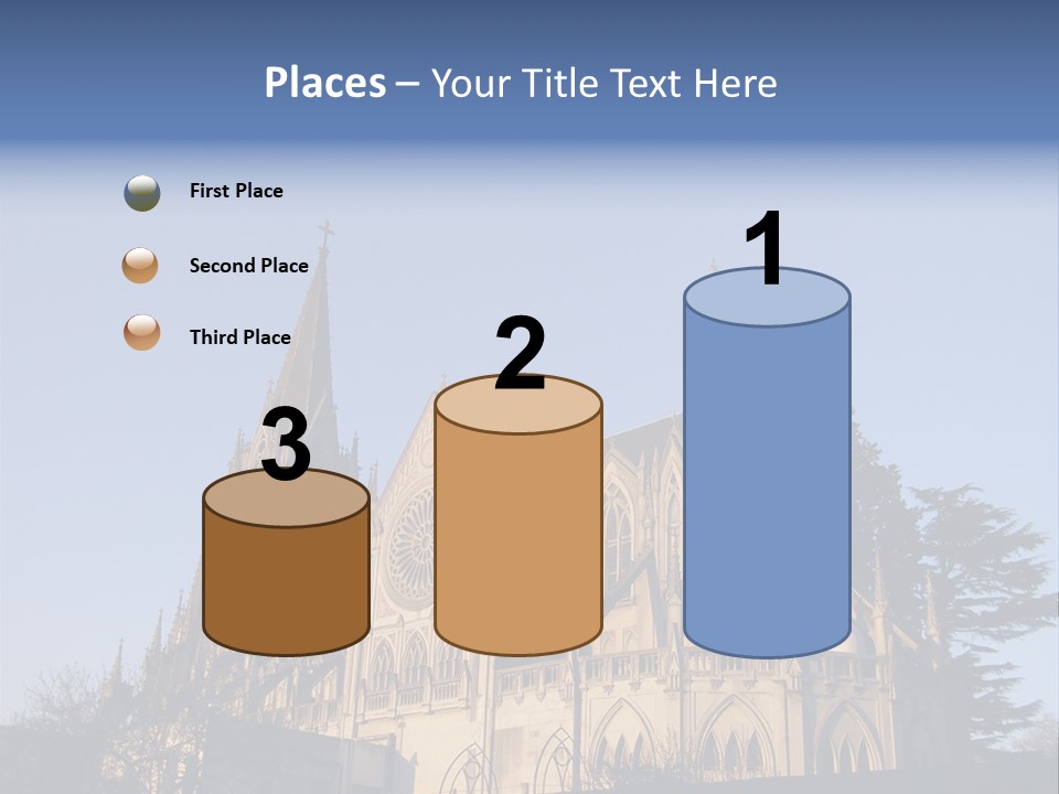 Green Gothic Landscape PowerPoint Template