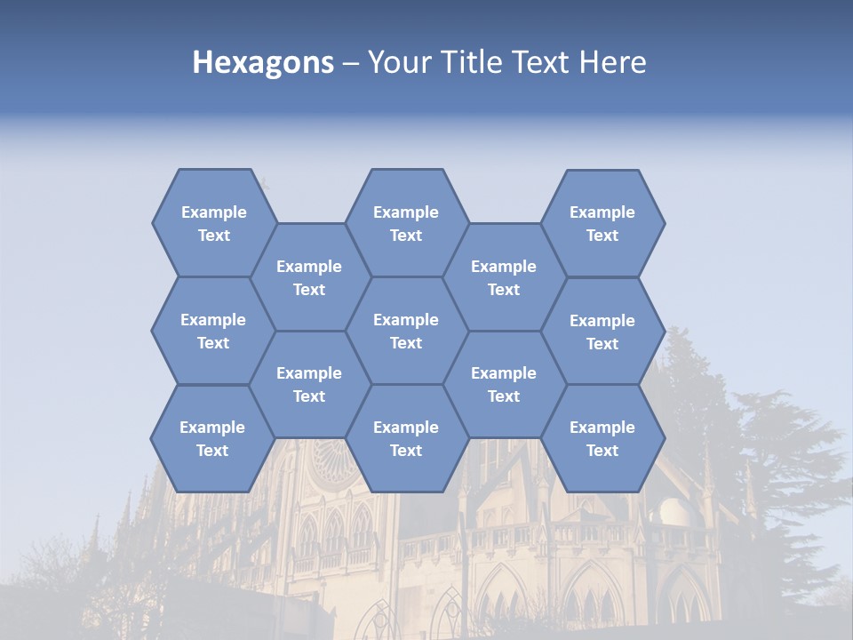 Green Gothic Landscape PowerPoint Template