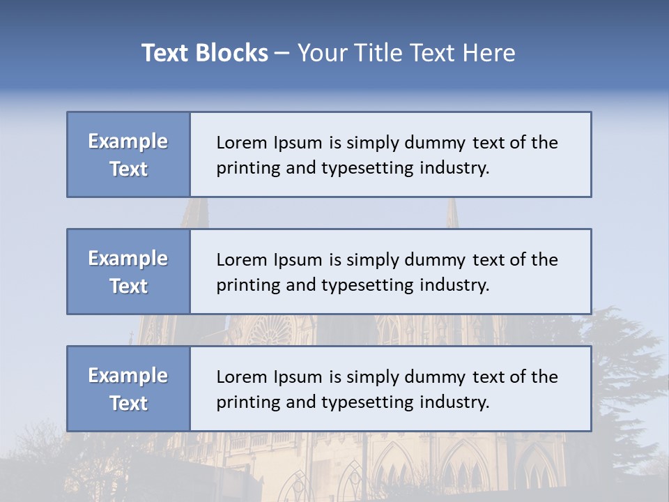 Green Gothic Landscape PowerPoint Template