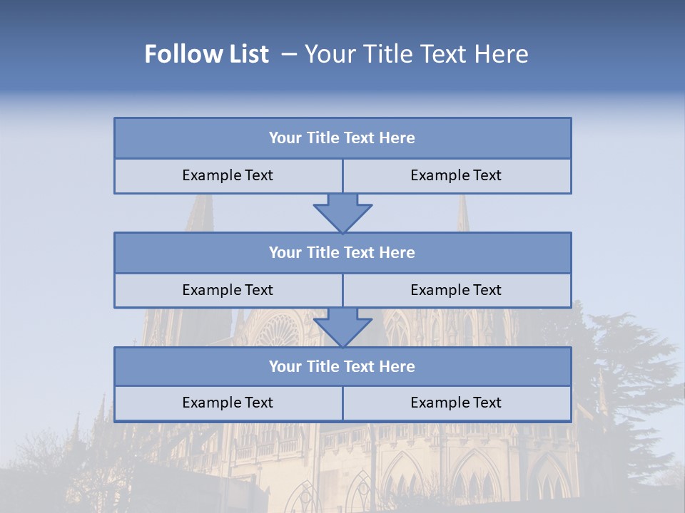 Green Gothic Landscape PowerPoint Template