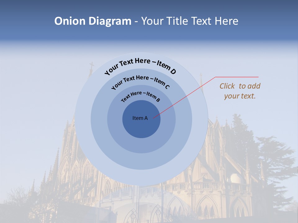 Green Gothic Landscape PowerPoint Template
