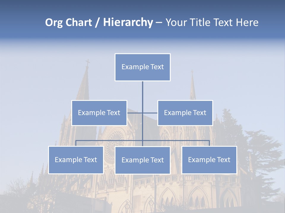 Green Gothic Landscape PowerPoint Template