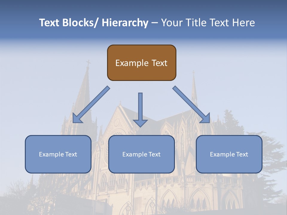 Green Gothic Landscape PowerPoint Template
