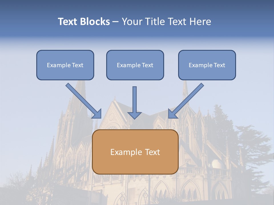 Green Gothic Landscape PowerPoint Template