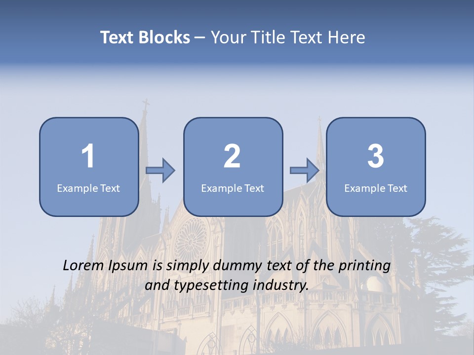 Green Gothic Landscape PowerPoint Template