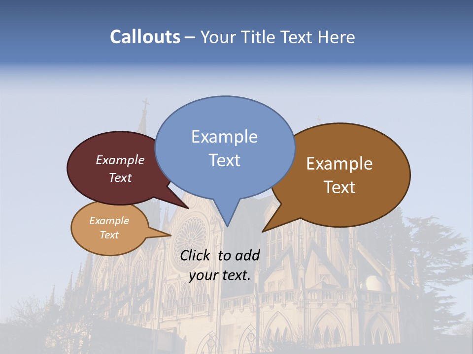 Green Gothic Landscape PowerPoint Template