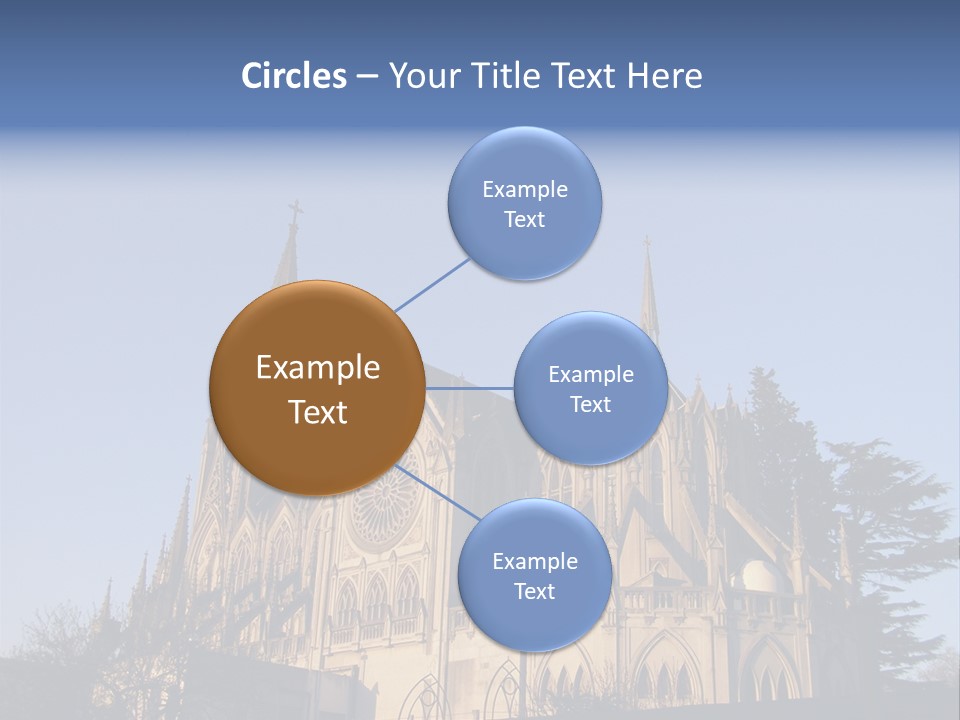 Green Gothic Landscape PowerPoint Template