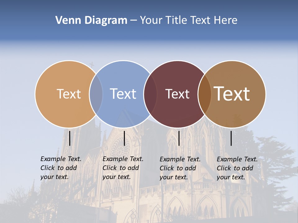 Green Gothic Landscape PowerPoint Template