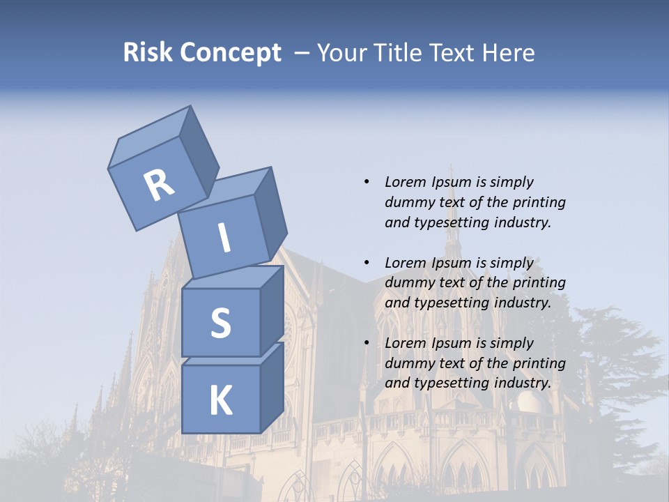 Green Gothic Landscape PowerPoint Template