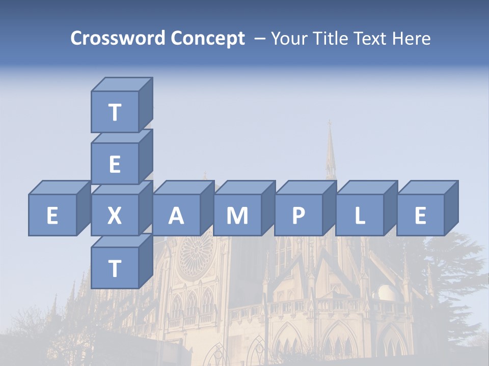 Green Gothic Landscape PowerPoint Template