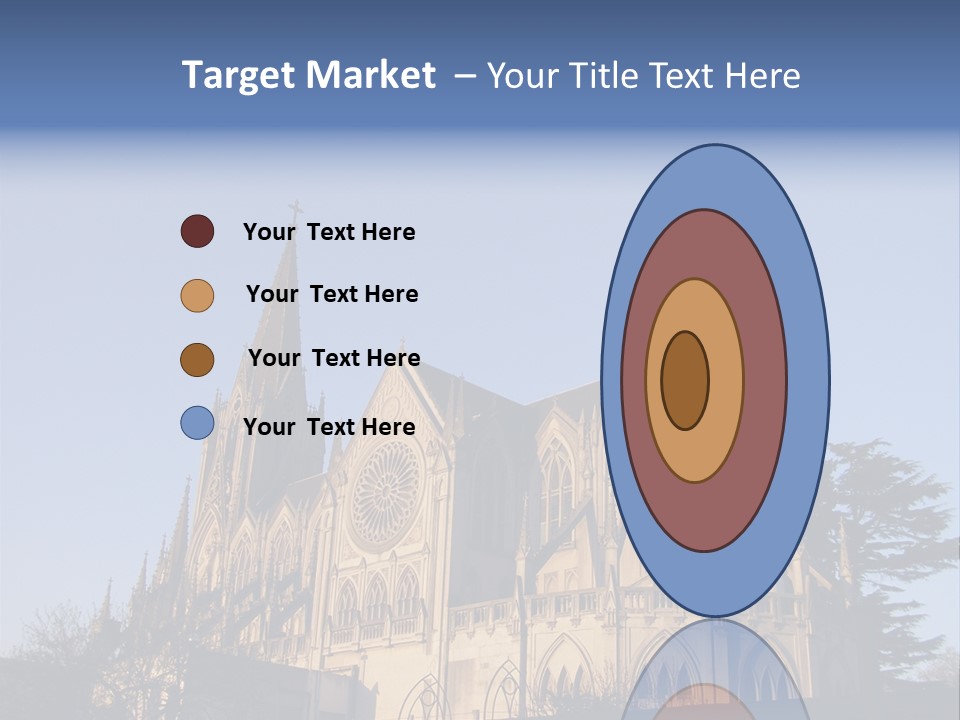 Green Gothic Landscape PowerPoint Template