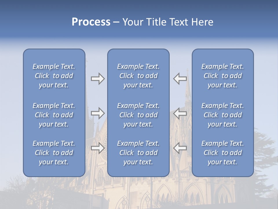 Green Gothic Landscape PowerPoint Template