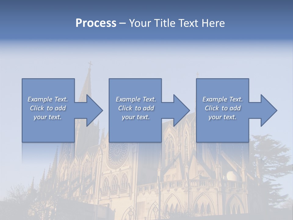 Green Gothic Landscape PowerPoint Template