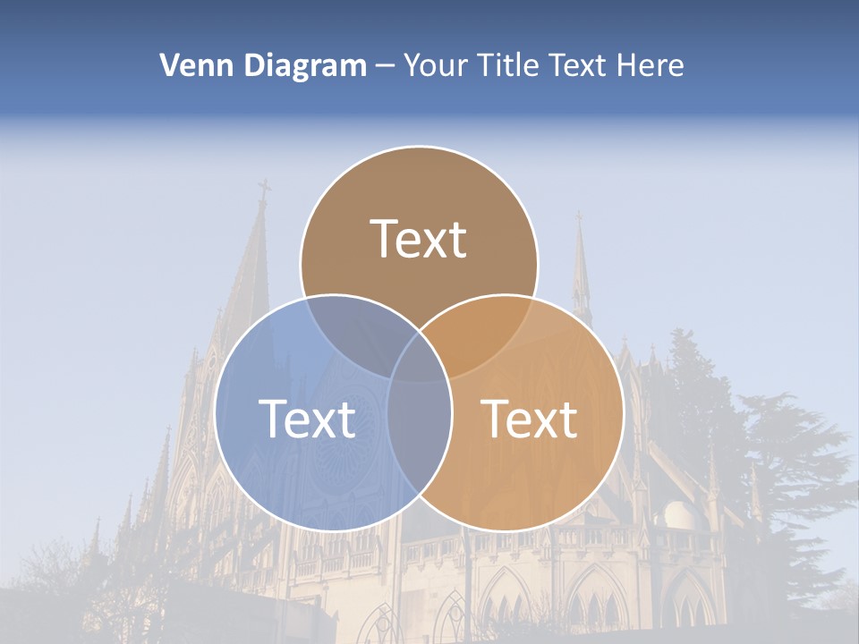 Green Gothic Landscape PowerPoint Template