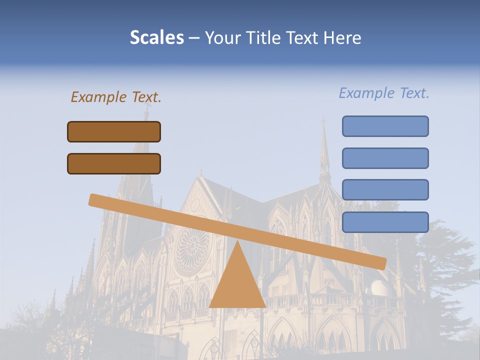 Green Gothic Landscape PowerPoint Template